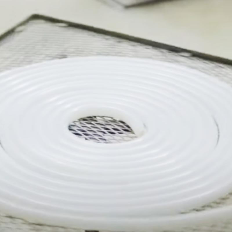 Goma de silicona blanca neutral del silicón 7.5Mpa del gusto y del olor MVQ para la protuberancia