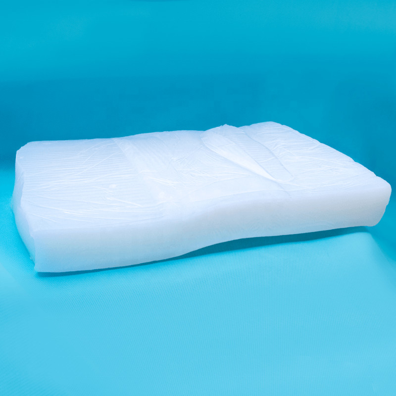 Caucho de silicona transparente FDA 500% Elongación incolora Caucho de silicona fumado